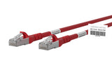 METZ CONNECT Patchkabel Cat6A 1m rt RJ45 1308451066WE S/FTP AWG26 1:1