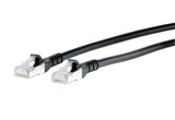 METZ CONNECT Patchkabel Cat6A 2,5m sw 1308452500-E S/FTP RJ45 AWG26 1:1