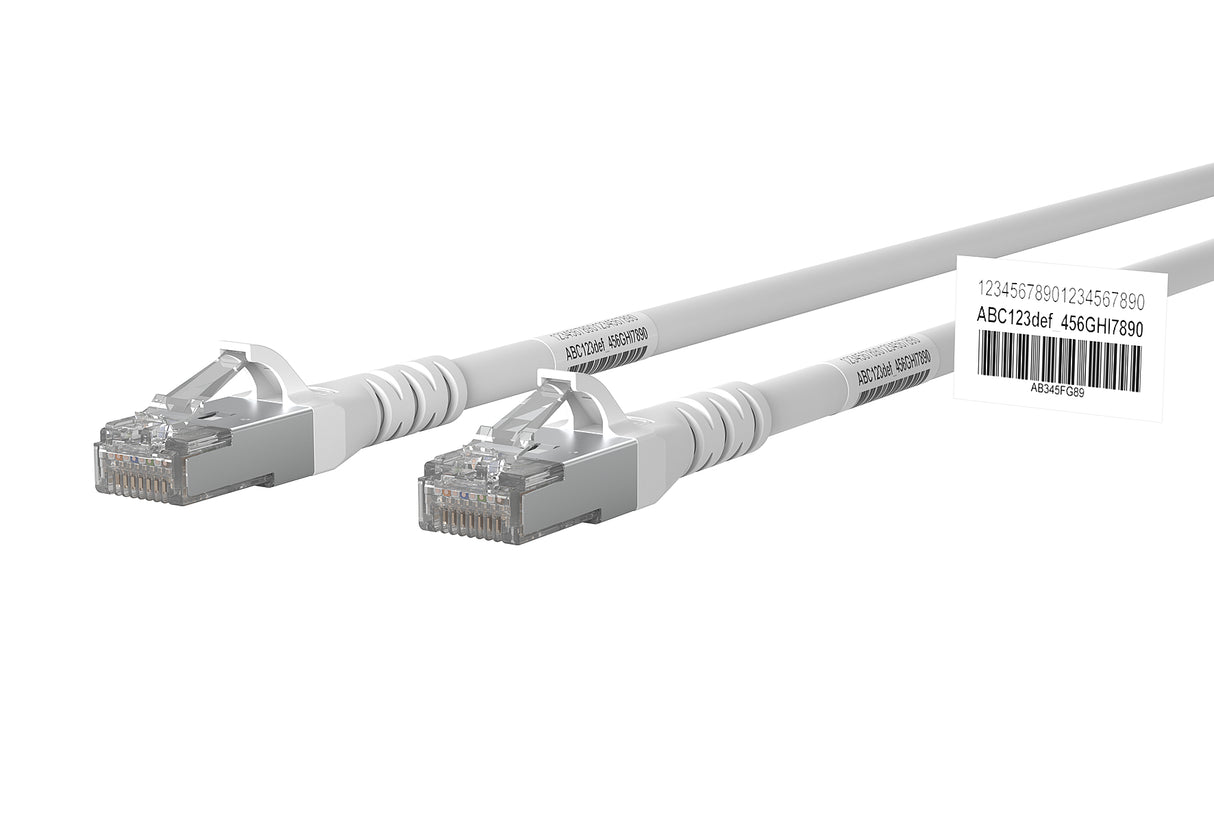 METZ CONNECT Patchkabel Cat6A 5m ws RJ45 1308455088WE S/FTP AWG26 1:1