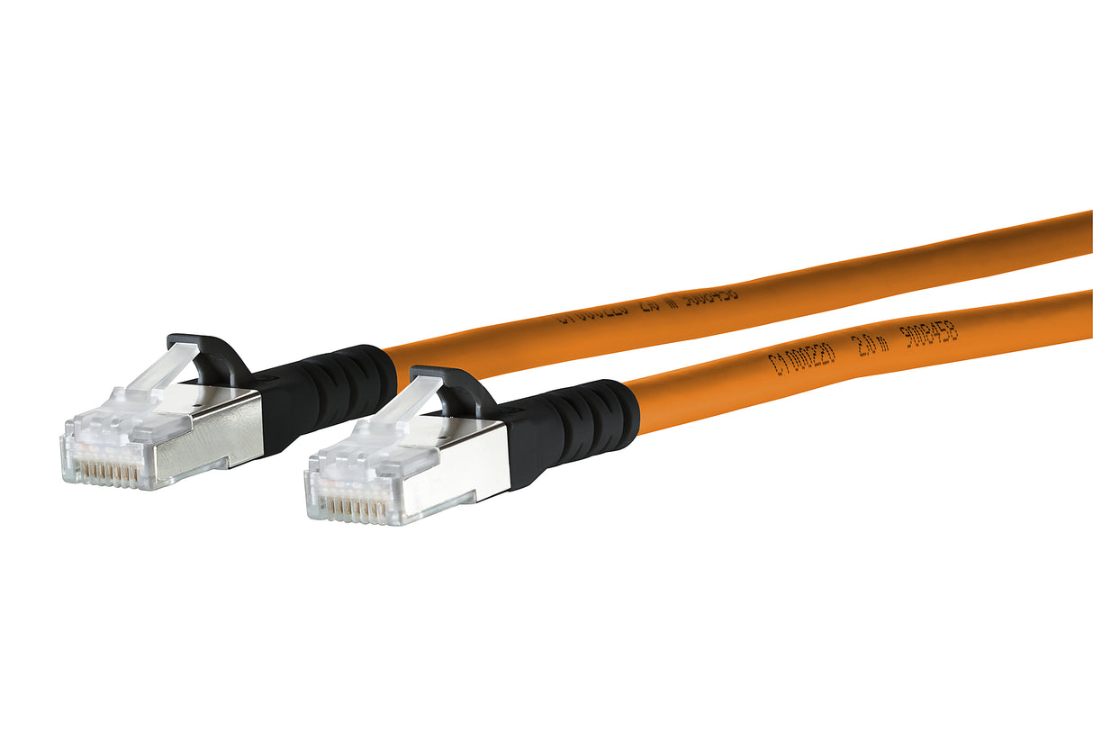 METZ CONNECT Patchkabel Cat6A 20m or 1:1 130845B001-E S/FTP RJ45 AWG26