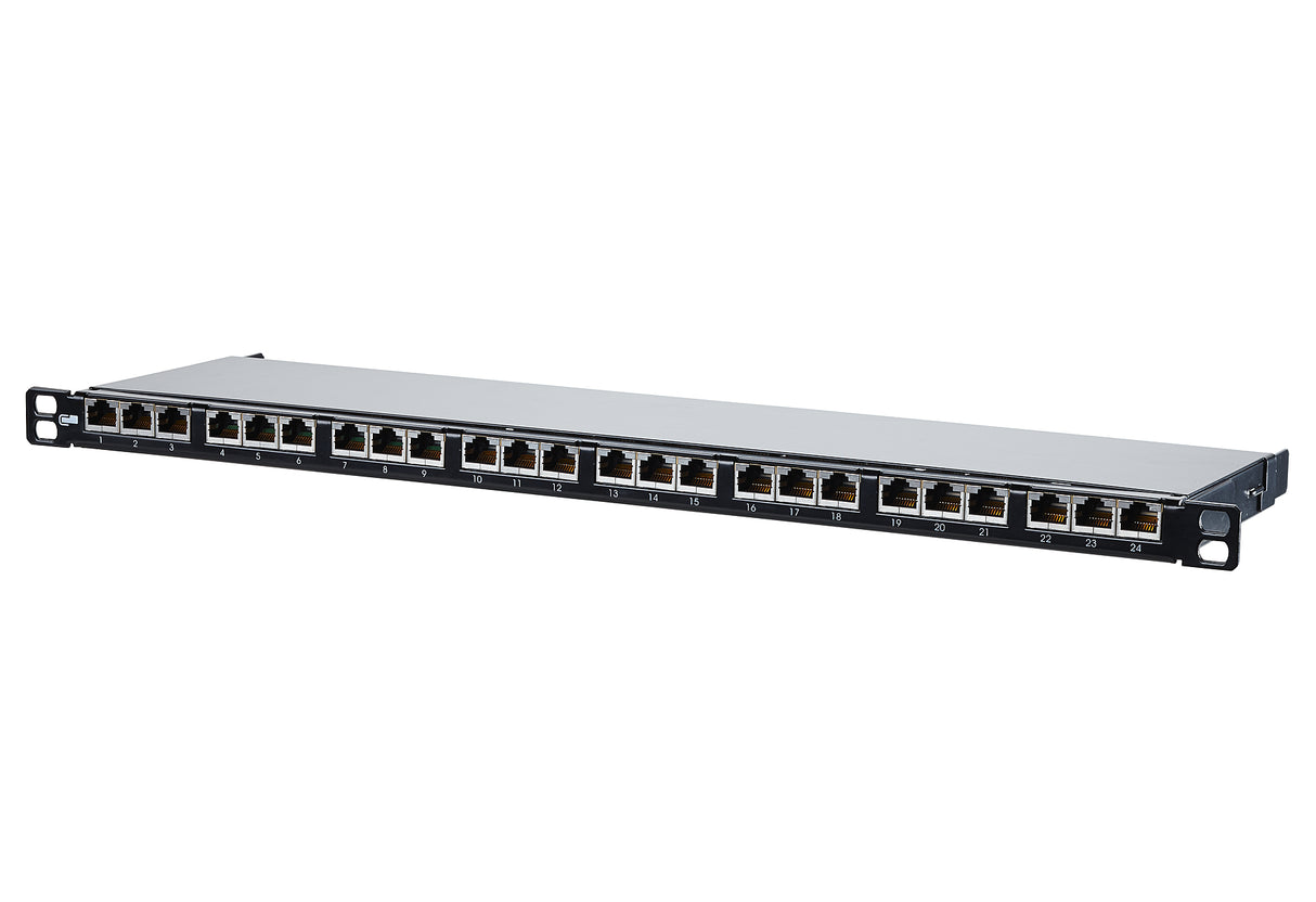 METZ CONNECT Patchpanel 24Ports 0,5HE 130854C-29-E 24Ports Cat6A Schirm