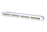METZ CONNECT Patchpanel 24Ports 1HE Cat6 130855-E 24Ports Schirm
