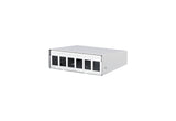METZ CONNECT Modulträger Wandmont 6Ports 130861-0602KE RAL9010 43,63x125x110mm