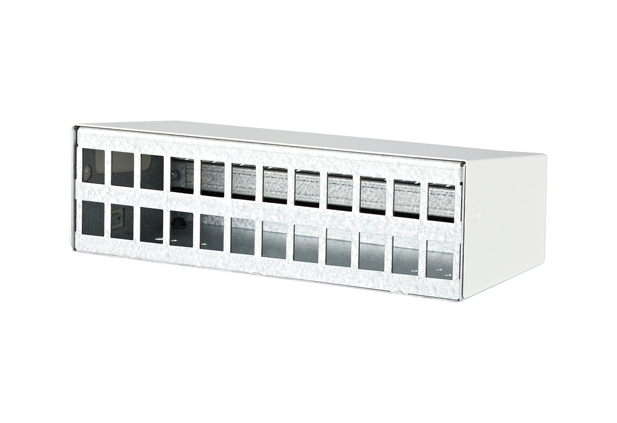 METZ CONNECT Modulträger Wandmont 130861-2402KE 24Ports RAL9010
