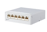 METZ CONNECT Patchpanel 6Ports Wandmont 130862-11-E 6Ports Cat6 Schirm RAL7035