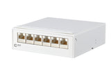 METZ CONNECT Patchpanel 6Ports Wandmont 130862-21-E 6Ports Cat6 Schirm RAL9010