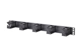 METZ CONNECT Kabelführungspanel Kst 1HE 130894-01-29-E 482,6mm B482,6mm sw