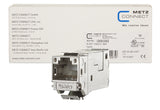 METZ CONNECT Modular-Buchse Cat6A RJ45 130910KZ 22-26AWG Feldkonf Schirm rnd