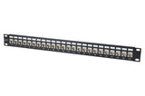 METZ CONNECT Patchpanel 24Ports 1HE 130910P6-BKKE 24Ports Cat6A Schirm