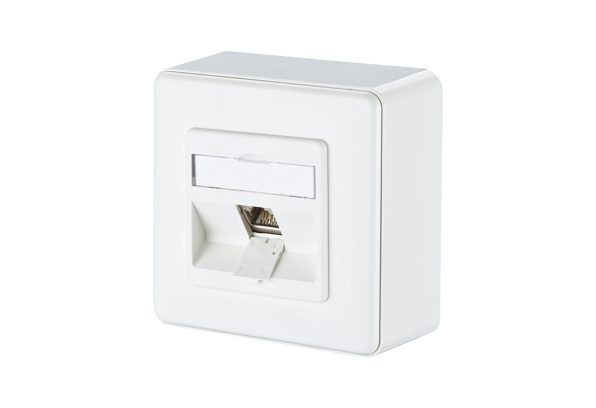 METZ CONNECT Anschlussdose Cat6A AP IDC 1309110027-E 1xRJ45 ver-ws Kanaleinb