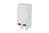 METZ CONNECT Multifunktionsdose AP 2slot 1309150102-E Kanaleinb ws RAL9010