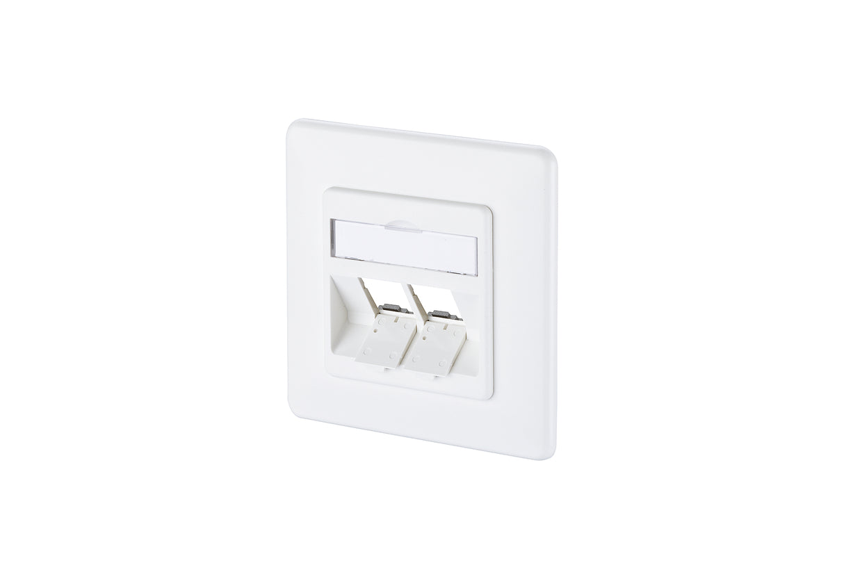 METZ CONNECT Multifunktionsdose UP 2slot 1309151027-E Kanaleinb ws RAL9014