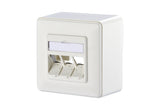 METZ CONNECT Multifunktionsdose UP 3slot 1309160002-E Kanaleinb ws RAL9010