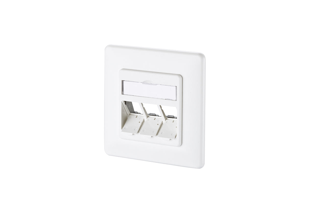 METZ CONNECT Multifunktionsdose UP 3slot 1309161027-E Kanaleinb ws RAL9014