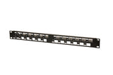 METZ CONNECT Modulträger 1HE 24Ports 130926A0029KE Schirm 44,45x482,6x90mm