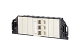 METZ CONNECT Anschlussdose Cat6A 3xRJ45 1309310301-E pws Bodentank/UFmont IDC