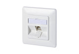 METZ CONNECT Anschlussdose Cat6A 1xRJ45 130B11D11027-E ver-ws Kanaleinb schräg