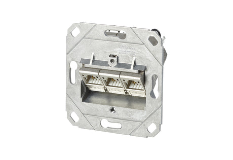 METZ CONNECT Anschlussdose Cat6A 3xRJ45 130B11D31200-E Kanaleinb schräg IDC