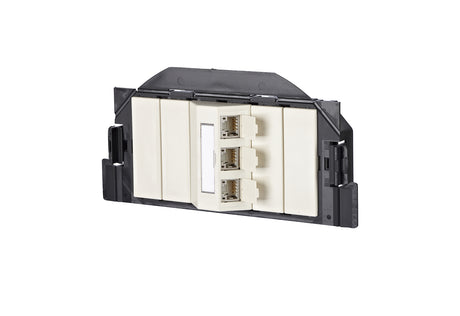 METZ CONNECT Anschlussdose Cat6A 3xRJ45 130B11S30201-E pws Bodentank/UFmont IDC