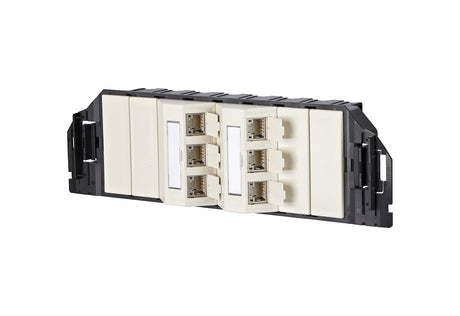 METZ CONNECT Anschlussdose Cat6A 6xRJ45 130B11S60301-E pws Bodentank/UFmont IDC