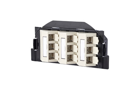 METZ CONNECT Anschlussdose Cat6A 9xRJ45 130B11S90201-E pws Bodentank/UFmont IDC