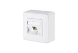 METZ CONNECT Anschlussdose Cat6A AP IDC 130B12D10027-E 1xRJ45 ver-ws Kanaleinb