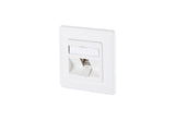 METZ CONNECT Anschlussdose Cat6A 1xRJ45 130B12D11027-E ver-ws Kanaleinb schräg