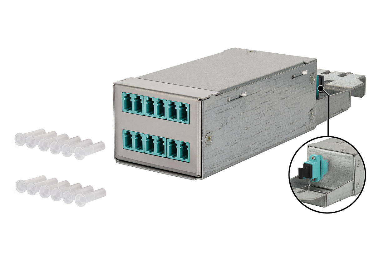 METZ CONNECT LWL-Moduleinsatz 6f LC-D MM 130D215JM0000B m.Kuppl/Adapt gr