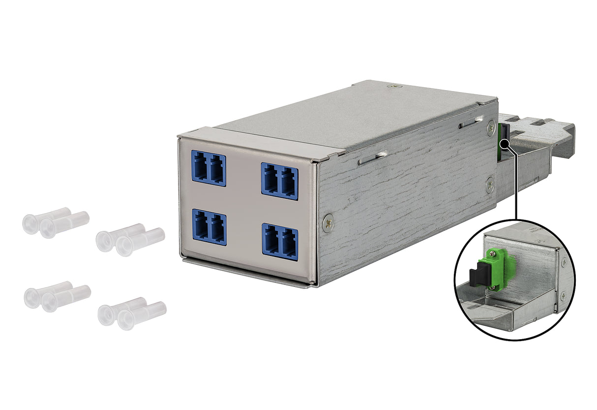 METZ CONNECT LWL-Moduleinsatz 4f LC-D MM 130D229JM0000B m.Kuppl/Adapt gr