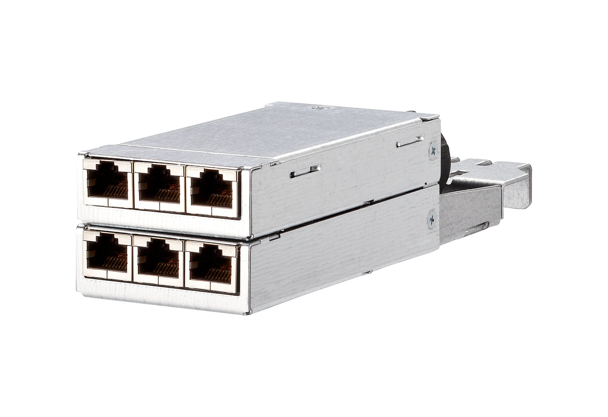 METZ CONNECT Patchpanel modular 6f/v alu 130D2CM1-E 10 GigabitEth RJ45