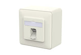 METZ CONNECT Anschlussdose Cat6A AP rws 130E370002-I 1xRJ45 schräg LSA