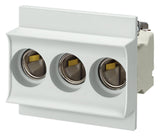 SIEMENS D0-Sicherungssockel 3p D02 REG 5SG5653 63A 400V Porzellan m.Abd