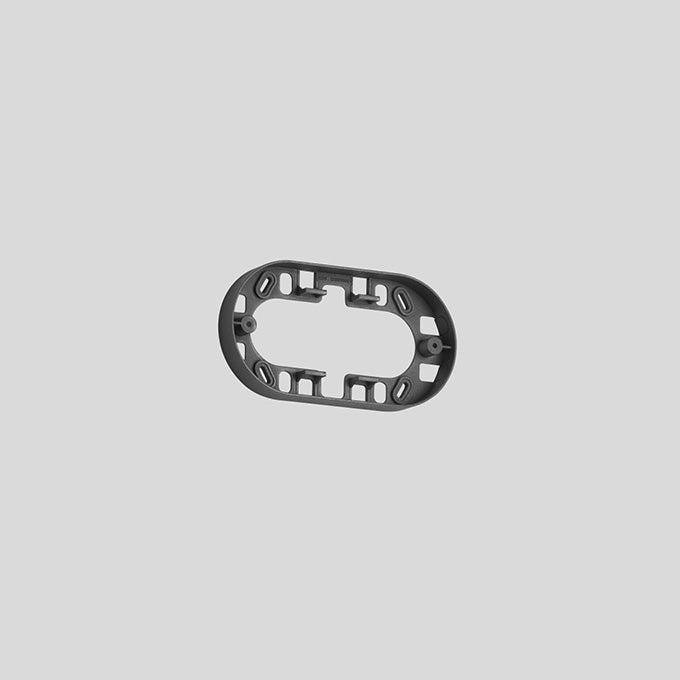 BEGA Aufbaurahmen graphit Kst L212mm 13640 B112mm H25mm