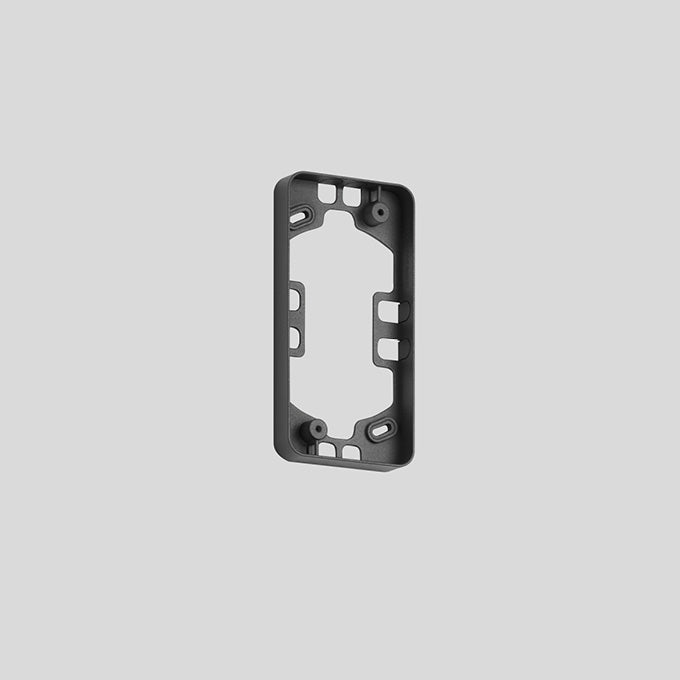 BEGA Aufbaurahmen graphit Kst L205mm 13678 B105mm H25mm