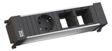 BACHMANN Steckdosenleiste 1/2f sw 0,1m 916.001 35° IP20