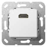 GIRA Einsatz HDMI 1f rws Einsatz 566903 ohne Beschriftungsfeld