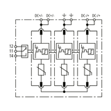 DEHNcube 2 YPV 1100 1M 1S MC4 FM