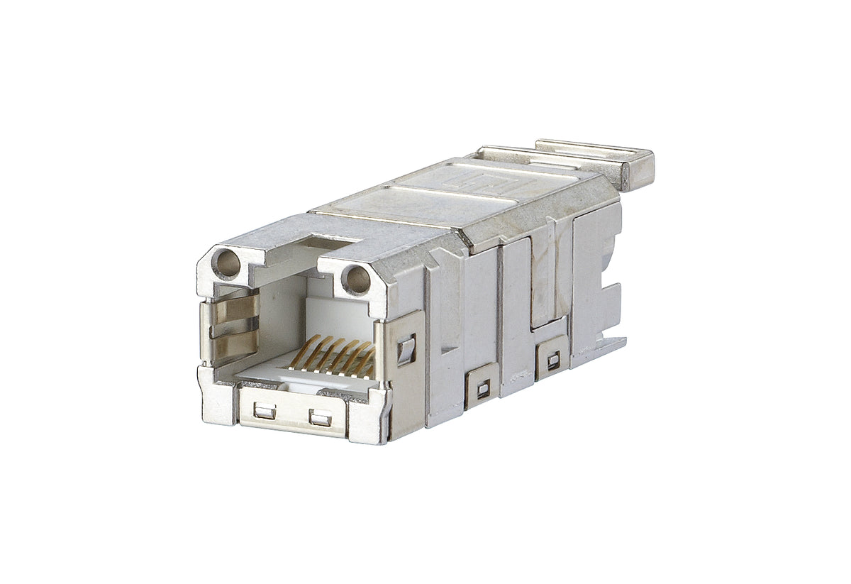 METZ CONNECT Modular-Buchse Cat6 RJ45 si 1401900810MI 27-22AWG Schirm rnd litz