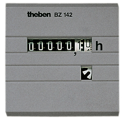 THEBEN Betriebsstundenzähler analog AC BZ 142-1 230V FRmont 240V 99999h IP65