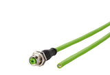 METZ CONNECT Patchkabel Cat5E SF/FTP 1m 142M1D20010 IP67 gn M12 fr.Ende 22qmm