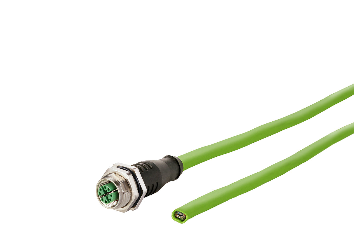 METZ CONNECT Patchkabel Cat6A S/FTP IP20 142M2X20020 2m gn M12 fr.Ende 26qmm