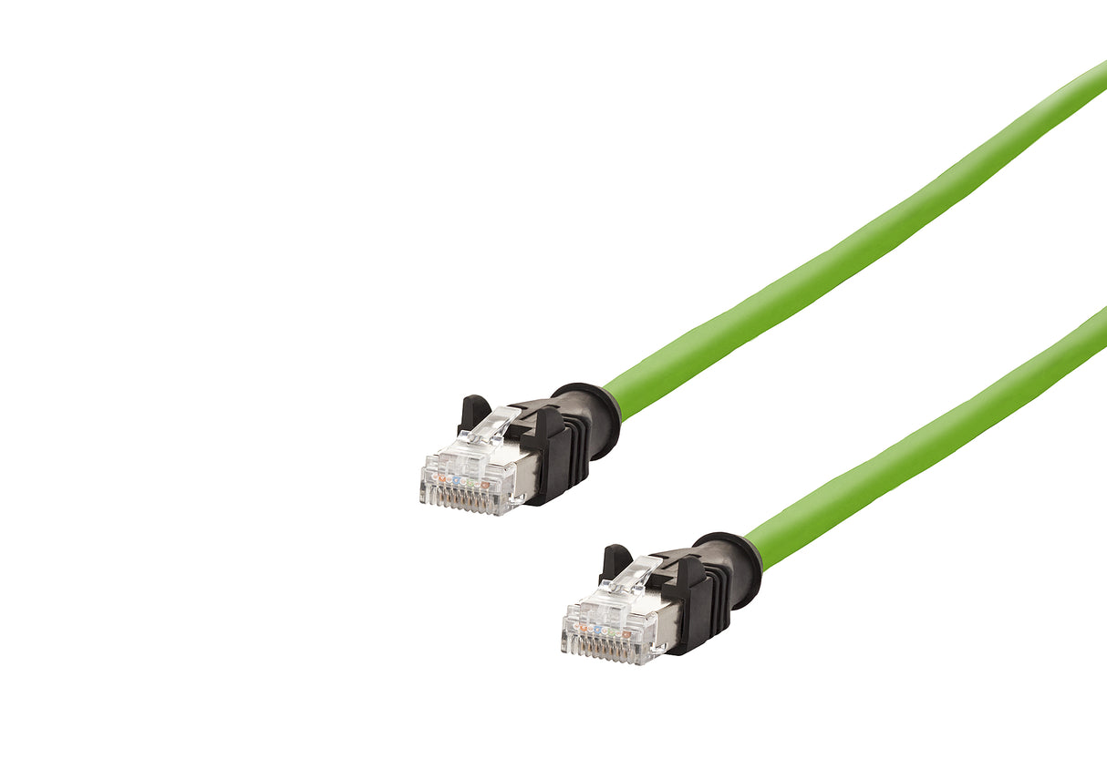 METZ CONNECT Patchkabel Cat6A SF/UTP 5m 142M2X55050 IP65 gn RJ45 RJ45 1:1 26qmm