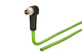 METZ CONNECT Patchkabel Cat6A S/FTP IPX7 142M2XC0050 5m gn M12 fr.Ende 1:1 26qmm