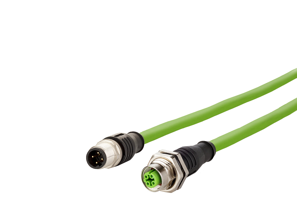 METZ CONNECT Patchkabel Cat5E S/UTP IP20 142M4D12010 1m gn M12 M12 26qmm