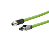 METZ CONNECT Patchkabel Cat6A SF/UTP 6m 142M6X18060 IP65 gn M12 RJ45 1:1 26qmm