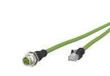 METZ CONNECT Patchkabel Cat5E S/UTP IP20 142MBD25050 5m gn M12 RJ45 1:1 22qmm