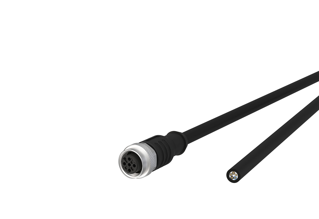 METZ CONNECT Sensor-Aktorkabel 5p 5m M12 142MDA20050 Female ger fr.Ende PUR hfr