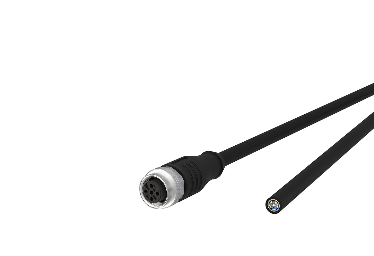 METZ CONNECT Sensor-Aktorkabel 5p 2m M12 142MGA20020 Female ger fr.Ende PUR hfr