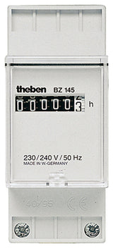 THEBEN Betriebsstundenzähler analog REG BZ 145 24V AC 24V 99999h IP65 netzsync