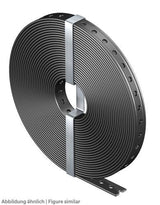 Montageband/Lochband LB 19, Rolle 10m Stahl kunststoffummantelt, 19 x 3mm
